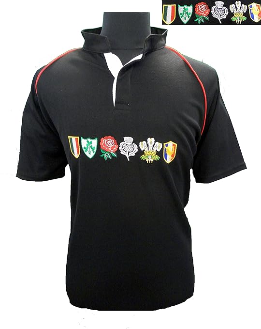 Mens Rugby Shirts 6 nations Tops 6 nations jersey (L) Amazon.co.uk