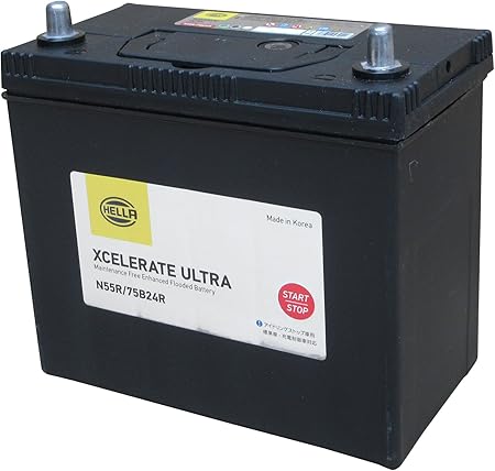 Amazon Hella ヘラー 国産車 バッテリー 75b24r N 55r カーバッテリー 車 バイク