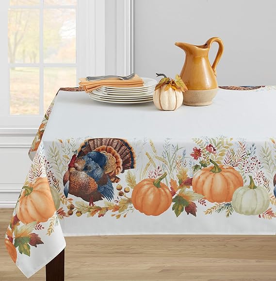 Benson Mills Autumn Gathering Printed Tablecloth for