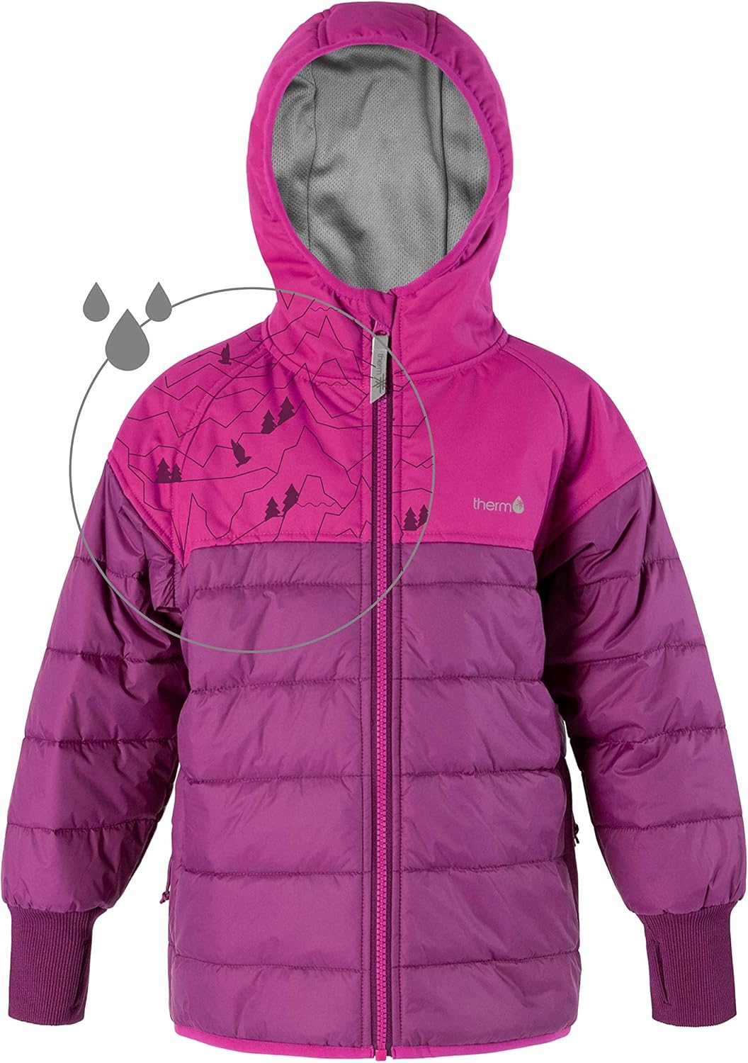 snow youth padded jacket