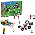 PLUS PLUS - Learn to Build Vehicles, 360 Pieces - Construction Building Stem / Steam Toy, Interlocking Mini Puzzle Blocks for Kids