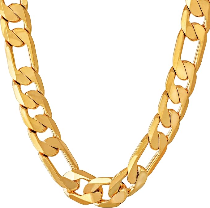 24K Gold Plated Chain Necklace UK 