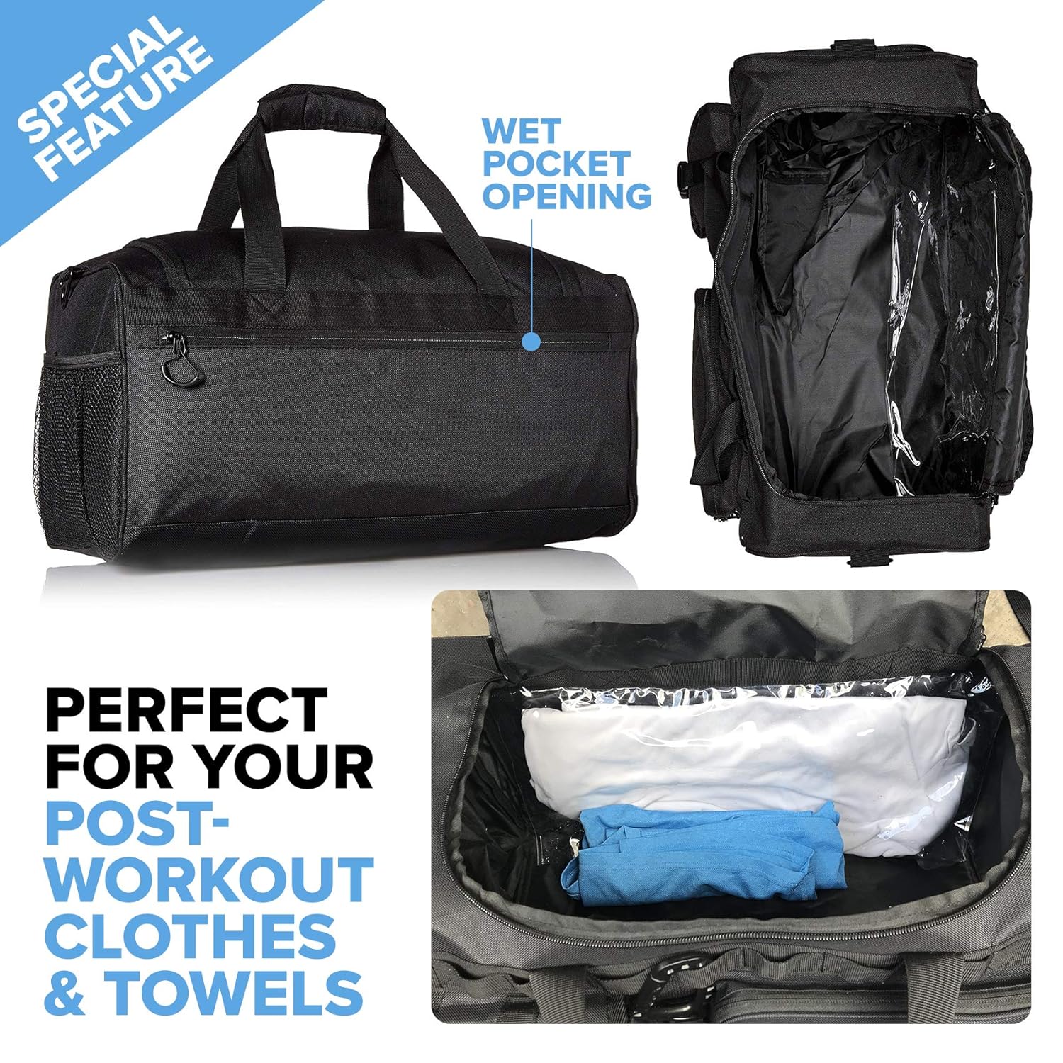 soccer duffle bag with shoe compartment