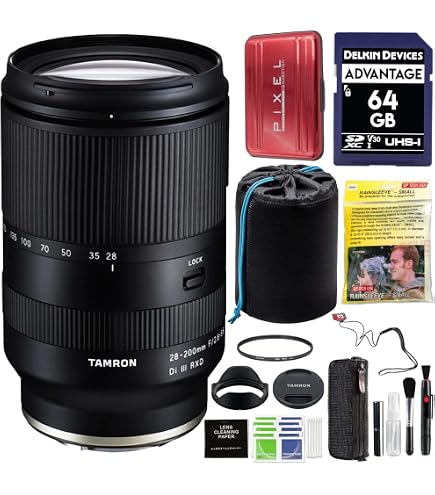 Amazon.com: Tamron 28-200mm f/2.8-5.6 Di III RXD Lens for Sony E