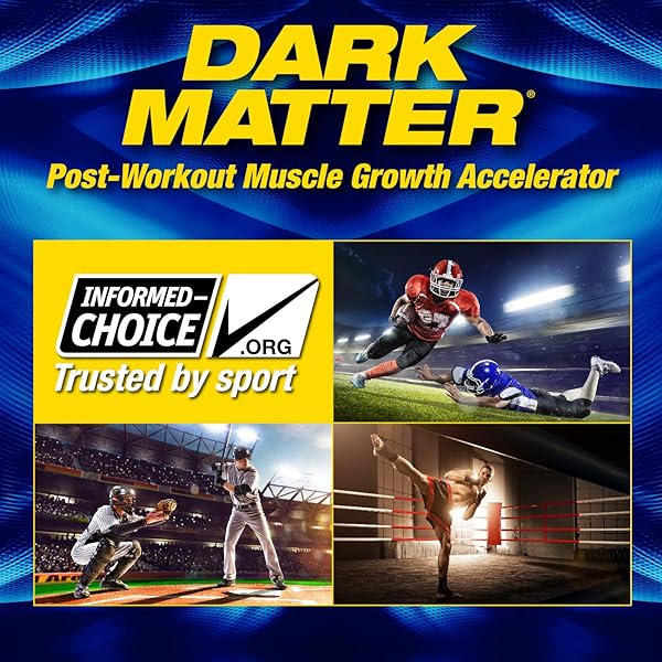 MHP DARK MATTER POST WORKOUT, RECOVERY ACCELERATOR, W/MULTI PHASE CREATINE, WAXY MAIZE CARBOHYDRATE, 6G EAAS, FRUIT PUNCH, 20 SERVINGS, 55 OZ