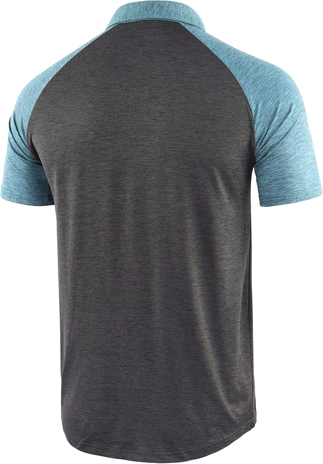 KNQR Mens Lightweight Soft Quick Dry Athletic Workout Running Golf Polo T Shirt: Clothing
