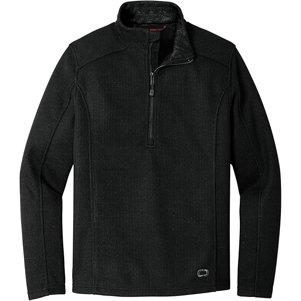 OGIO Women's Nexus Quarter Zip Pullover, Blacktop, X-Small at