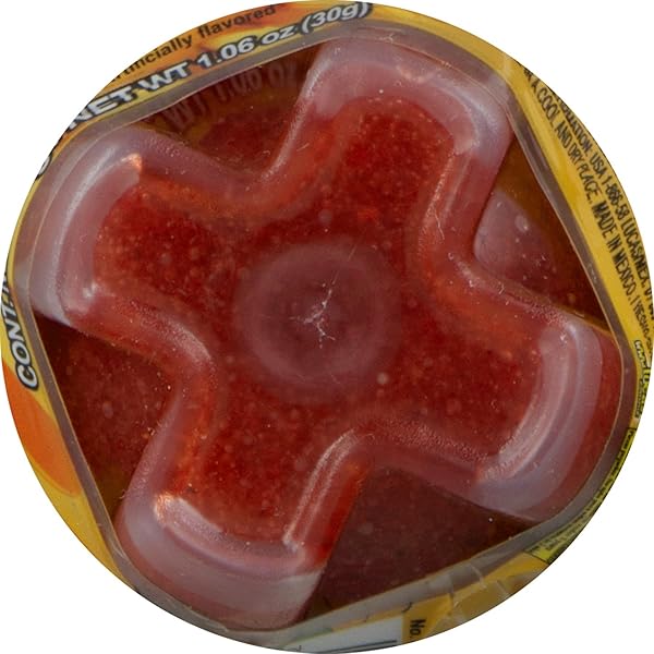 LUCAS BOM VASO, HOT CANDY WITH CHEWING GUM, LEMON, 1.06 OUNCE