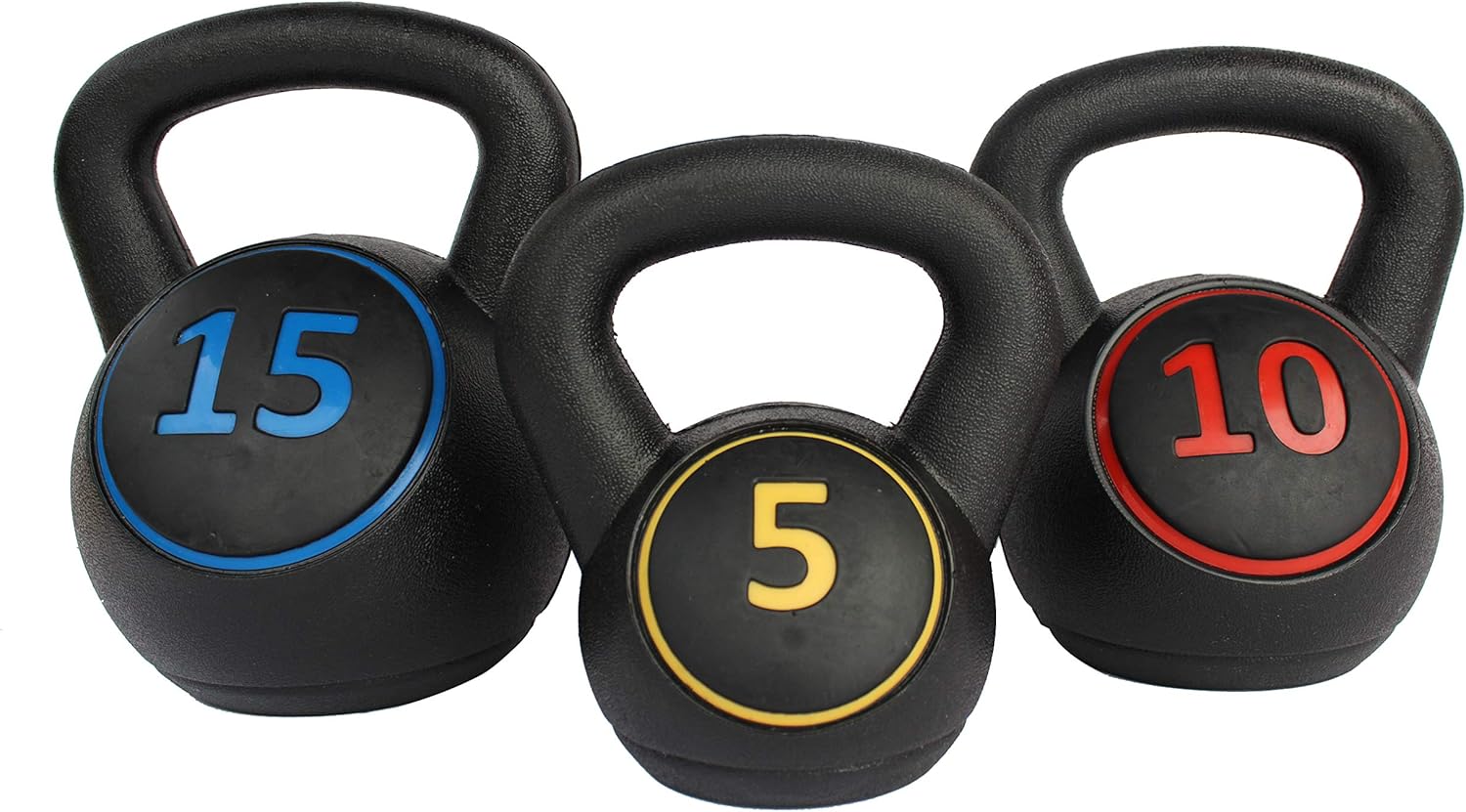 KKB Sport 3pce Kettlebell Weight Set with Stand for Cross Training, MMA
