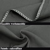 NTBAY 4 Pack 50x75 cm Dark Grey Microfiber Pillowcases Envelopes Wrinkle view 2