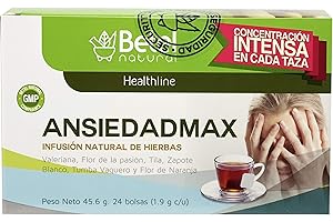 Ansiedadmax Tea by Betel Natural - Natural Support for Health and Relaxation - 24 Tea Bags