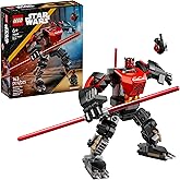 LEGO Star Wars Darth Maul Mech Kids Toy - Building Toy with Pretend Play Lightsaber - Birthday Gift Idea for Boys and Girls,