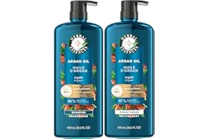 Herlbal Essences, Argan Oil Paraben Free Shampoo and Conditioner, Dual Pack, Hair Repair, with Certified Camellia Oil and Alo