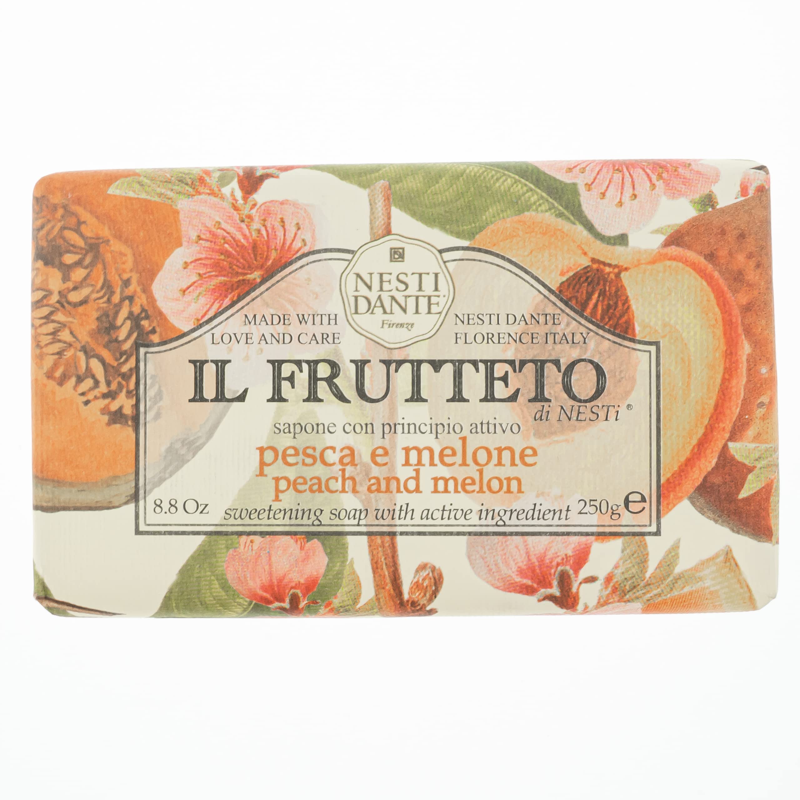 NESTI DANTE Il Frutteto, Peach & Melon Soap 250 g