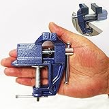 MYTEC Mini Table Clamp, 2.4" blue, Small Bench