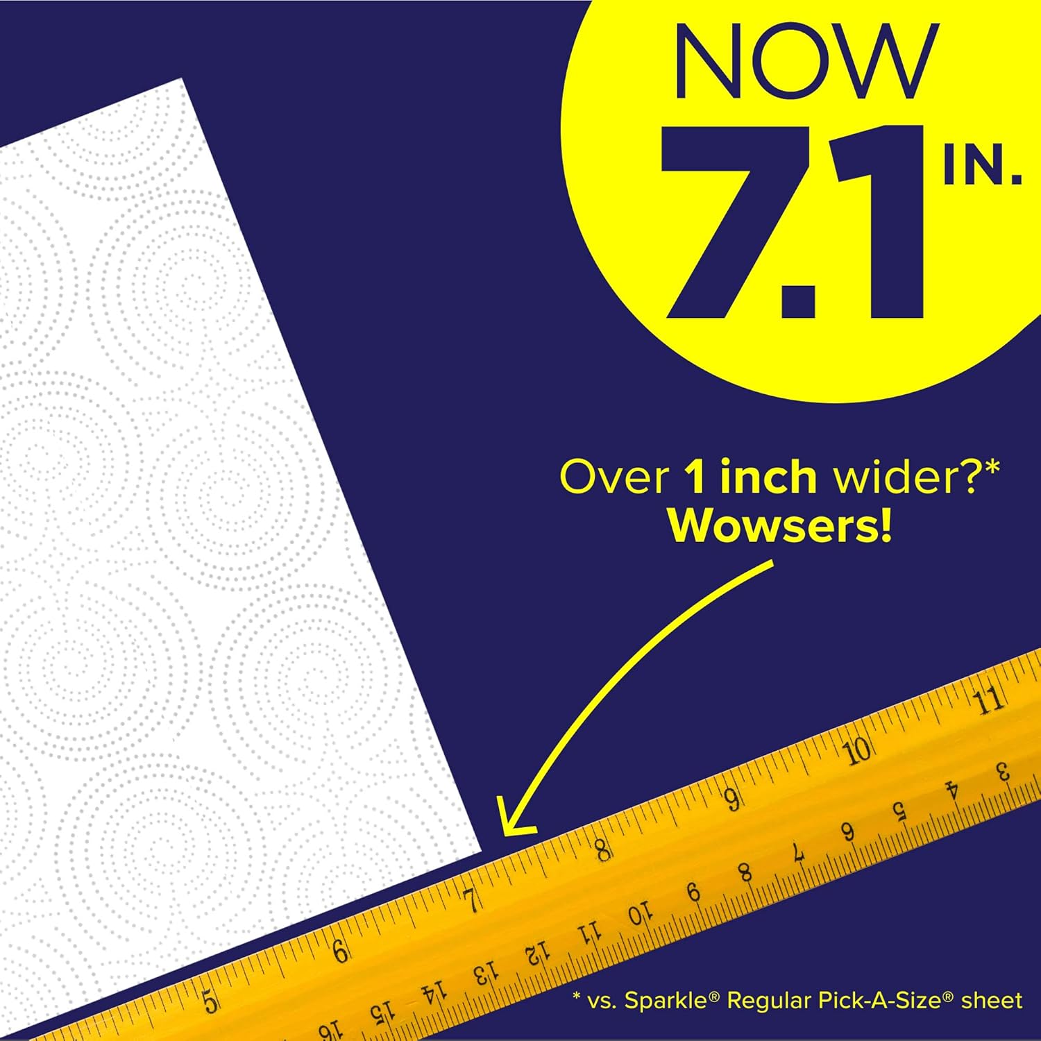 Sparkle Paper Towels, 18 = 37 Regular Rolls, Modern White, Pick-a-Size Plus: Health & Personal Care