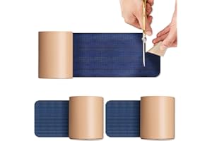 Pushglossy 2 Rolls Pool Cover Patch Kit 80 x 4 Inch Cuttable Swimming Self Adhesive Safety Tear Resistant Mesh Pool Cover Repair Patch Kit for Inground Swimming, Blue