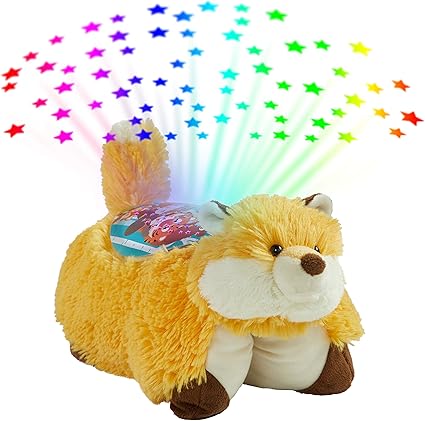 Amazon Com Pillow Pets Sleeptime Lites Wild Fox Stuffed Animal