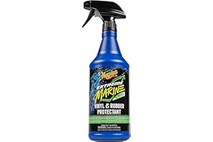 Meguiar's Extreme Marine Vinyl & Rubber Protectant M180132 - Premium RV and Marine Vinyl and Rubber Protectant, Long-Lasting UV Protection, 32 Oz Spray