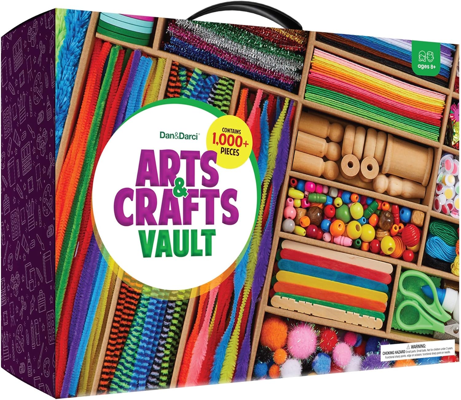 Arts And Craft Kit Vault 1000 Piece Crafts Kit Library In A Box For 