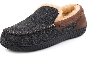 RockDove Men's Hearthfire Memory Foam Moc Slipper