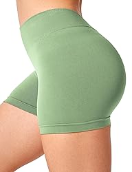 YEOREO Workout Scrunch Shorts Women V Back Gym Butt