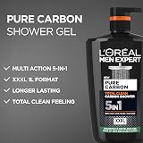 L’Oréal Men Expert Pure Carbon 5-in-1 XXL Shower Gel 1L Pump view 3
