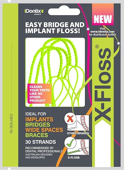 iDontix IDontix Brace X-Floss Green Dental Floss Tool