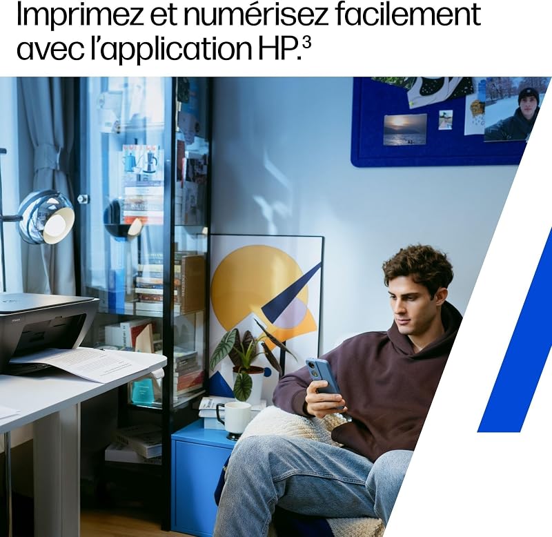DeskJet 2920, 89F97B, Imprimante Multifonction, Jet d’Encre A4 Couleur, Recto/Verso Manuel, 7,5 ppm, Wi-FI, 3 Mois d'InstantInk Inclus, Noire