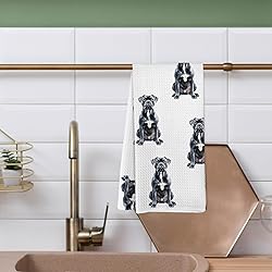 Yorhifa Cane Corso Gifts Kitchen Dish Towels, Cane