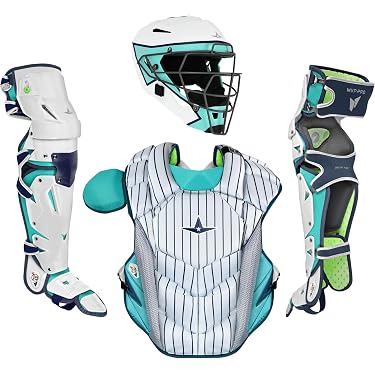 Amazon.com : All-Star MVP-PRO Series Catcher's Kit-WH_MT_NA Small