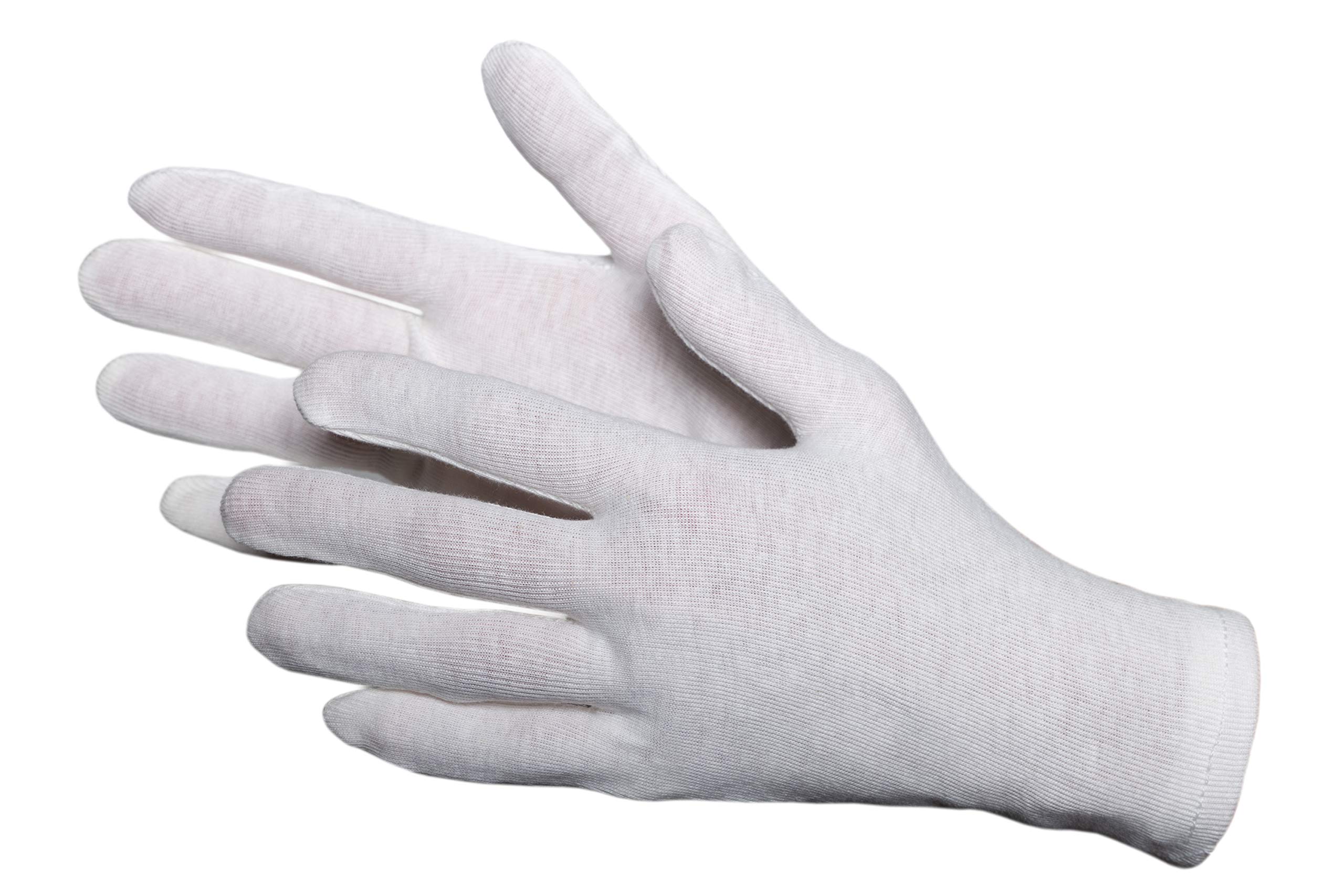 JAH Lightweight Cotton Gloves – fine Tactile Feel for Quality Control, Assembly & Packaging