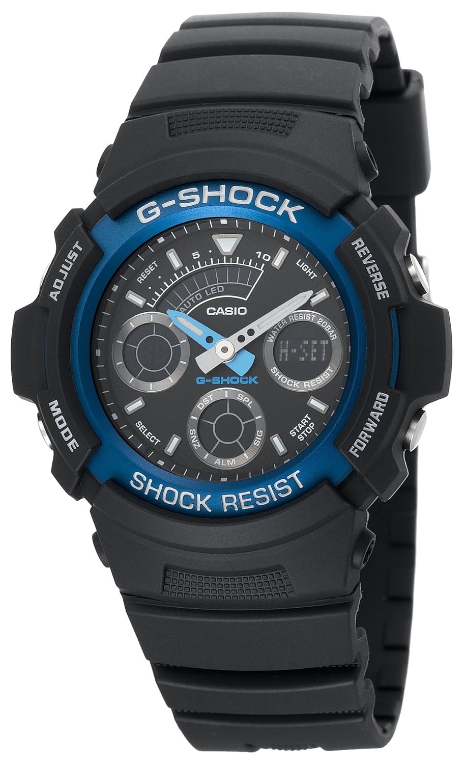 Amazon.com: Casio Men's AW591-2A G-Shock Ana-Digi Chronograph Shock  Resistant Sport Watch: Casio: Watches