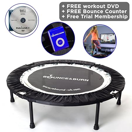 MXL MaXimus Life Bounce & Burn Mini Trampolin FIT Werden auf erschwingliche und vergnügliche Art! Inklusive DVD.