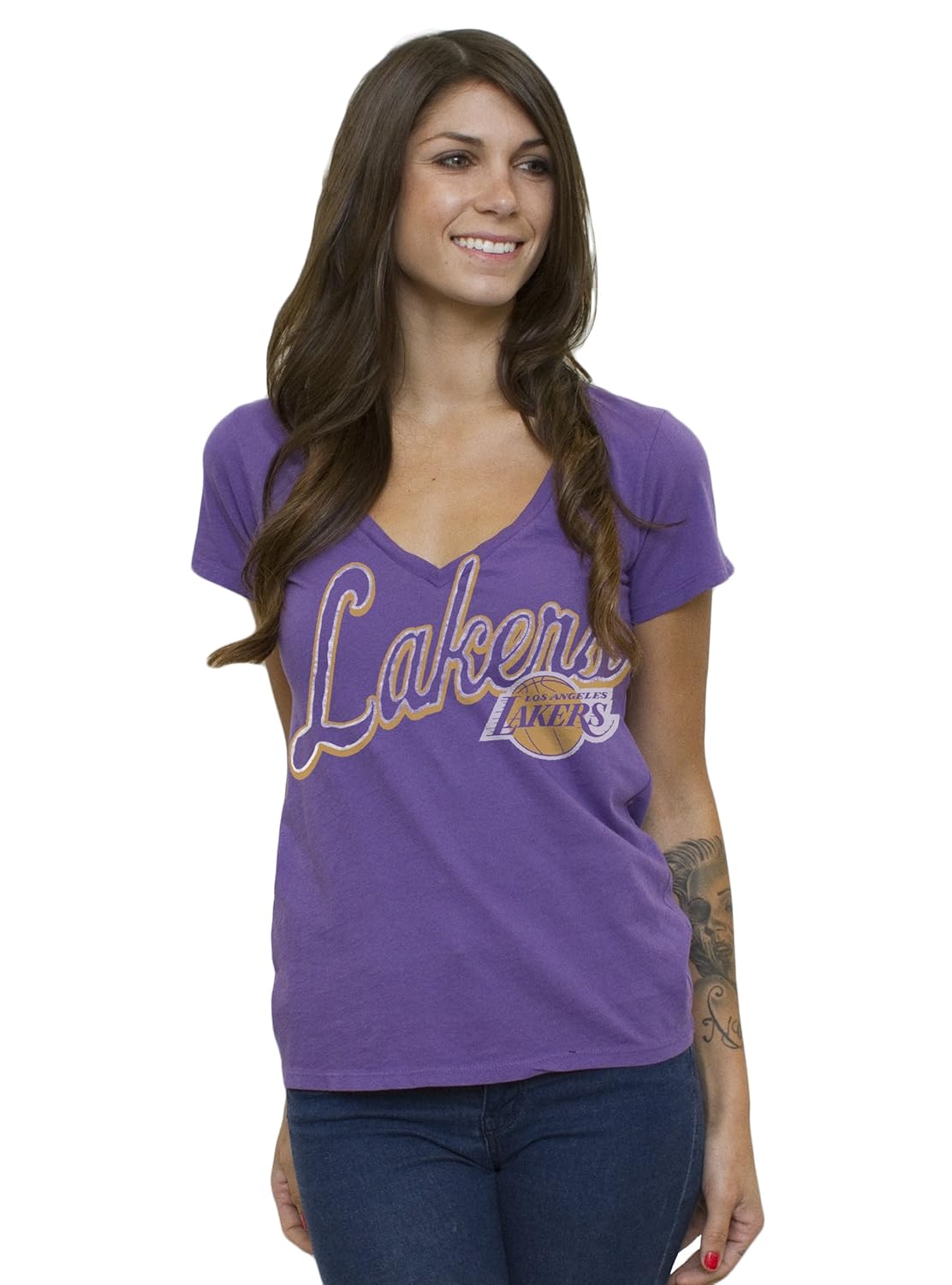 womens vintage lakers shirt