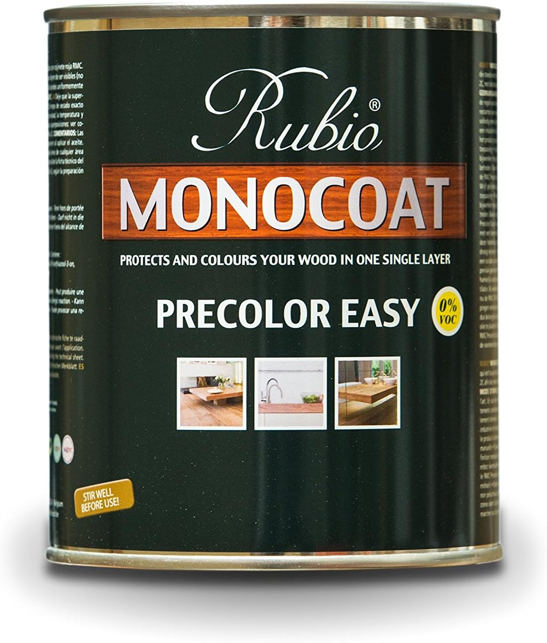 Rubio Monocoat PreColor Easy, Intense Black, 1L, Stain Amazon Canada