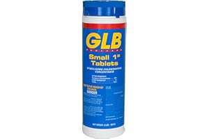 GLB 71250A 1-Inch Chlorine Sanitizing Tablets, 2-Pound, Small