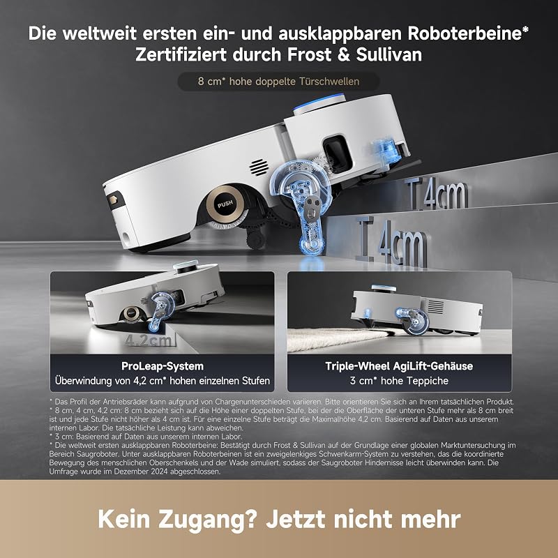 Aqua10 Ultra Roller Complete Saugroboter mit AquaRoll-Wischmopp
