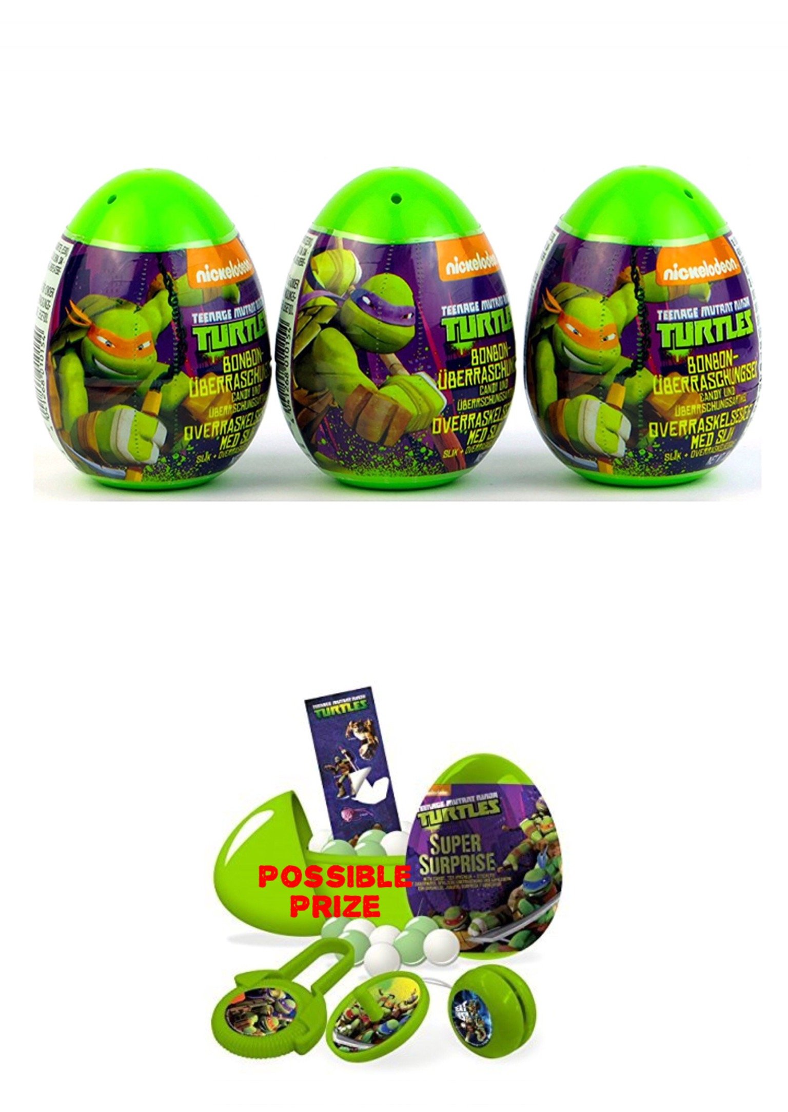 ninja turtle surprise eggs