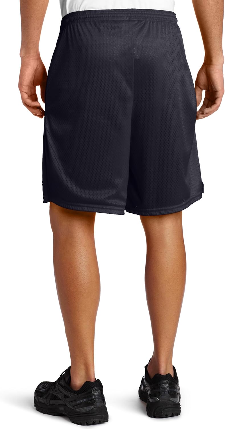 Champion Men's Long Mesh Short with Pockets: Champion: Clothing