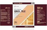 DIVCHI Square Wood Effect 12 x 12 Self Adhesive Vinyl Floor Tiles 20 PCS view 2