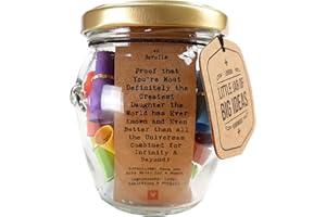 LITTLE JAR OF BIG IDEAS A Special Present for Daughter - Proof that You're Most Definitely the Greatest Daughter the World Has Ever Known and Even Better than all the Universes Combined for Infinity & Beyond