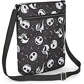 Disney Women Crossbody Bag Nightmare Before Christmas Jack Skellington AOP Sling