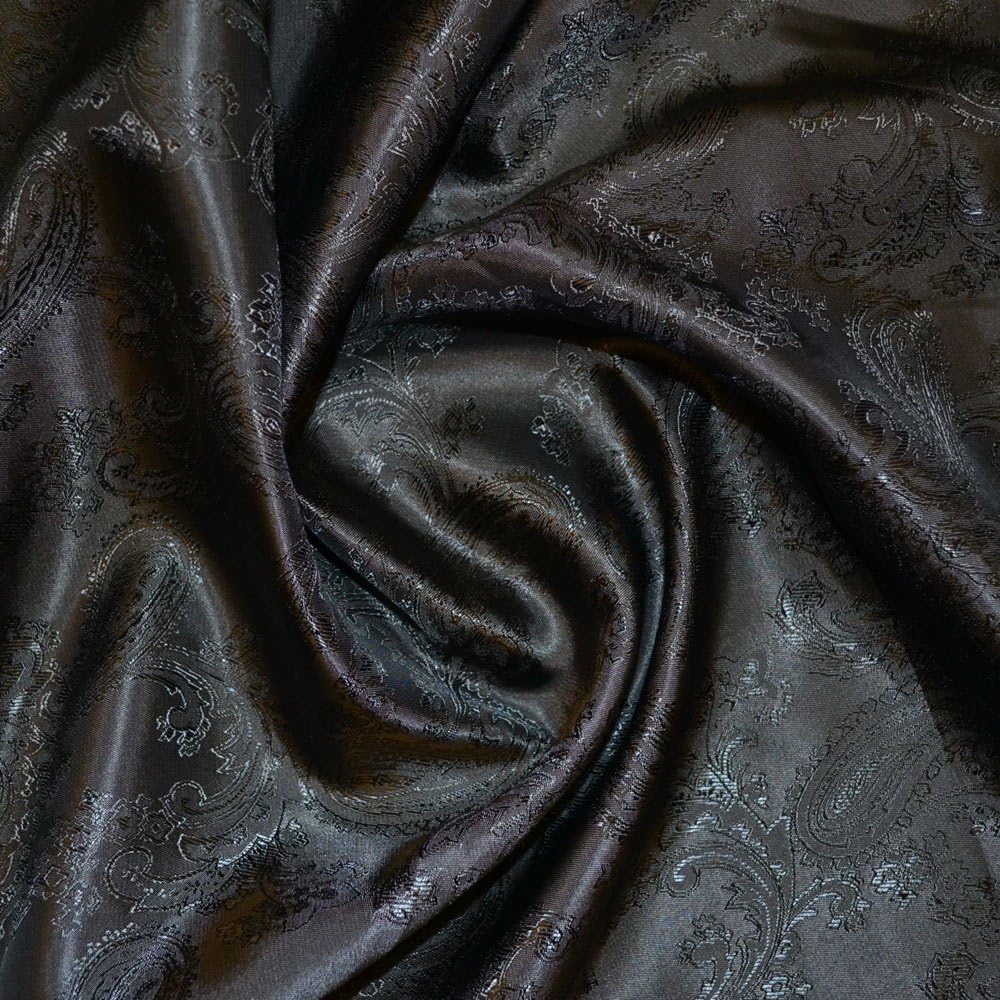 Black/Black Jacquard Lining Fabric C13 (C6340)