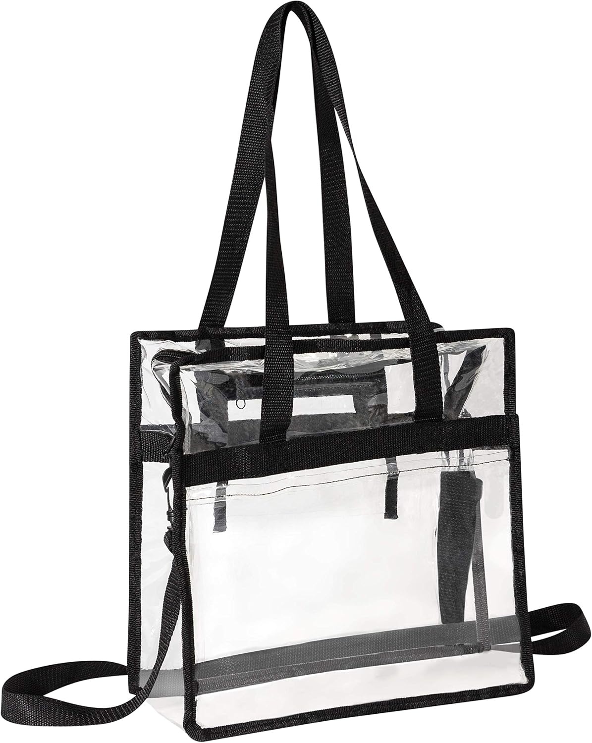 BAGS for LESS Clear Tote Stadium Approved with Adjustable Shoulder