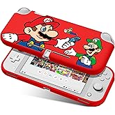 Xcitifun Protective Case Designed for Nintendo Switch Lite Soft TPU Cases for Girls Boys Kids Cute Kawaii Character Cartoon Protect Shell Compatible with Nintendo Switch Lite Cover - Red Brother