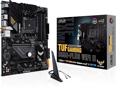 ASUS TUF Gaming B550-PLUS Wi-Fi Motherboard AM4 ATX PCIe 4.0 Dual M.2 Intel
