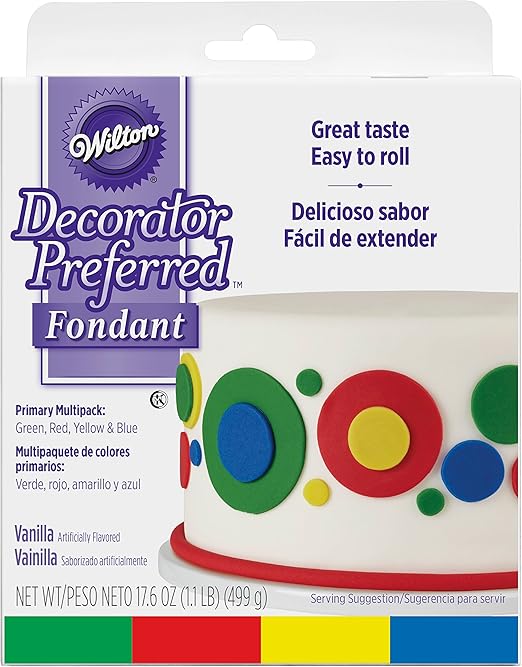 Amazon Com Wilton Decorator Preferred Primary Colors Fondant 4
