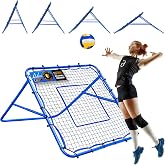 WINTHAI Volleyball Lacrosse Rebounder Pro Multi-Sport Practice Training Net | Easy Quick Setup Bounce Back Net with Target Strike Zone for Baseball, Softball, Soccer Pitch Back Backyard Trainer Equipment