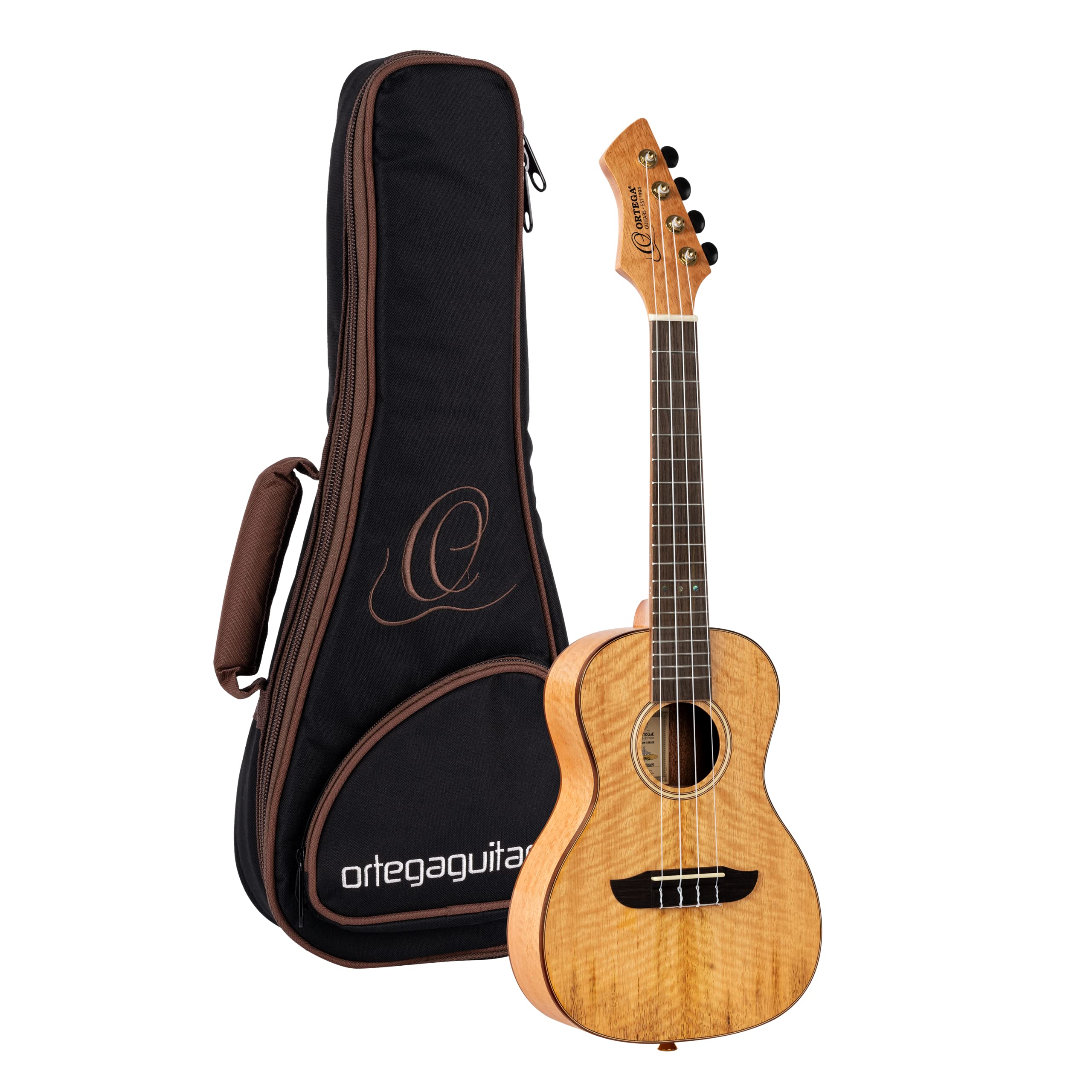 Ortega Guitars Concert Ukulele Acoustic – Horizon Series – Including Gigbag – Mango, Natural (RUMG)